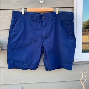 St. John's Bay Blue Flat Front Shorts